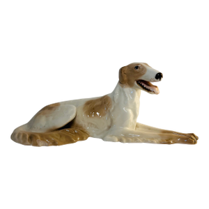 Vintage Porcelain Borzoi Dog Figurine