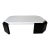 1980’s Postmodern Tessellated Stone and Chrome Geometric Coffee Table For Sale