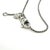 1990s David Yurman Chalcidony Diamond Necklace Size Silver Estate For Sale - Image 4 of 9