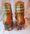 Ceramic 1970s Colorful Ceramic Foo Dogs - a Pair For Sale - Image 7 of 13