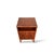 Art Deco Walnut Cabinet with Brass Handle, 1940s For Sale - Image 6 of 9