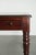 Antique English Writing Desk with Dark Brown Leather Top, 1800s For Sale - Image 10 of 13
