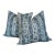 Jasper Melaya 20" Pillows in Indigo For Sale