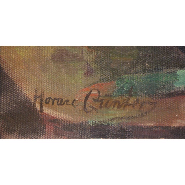 Horace Günter, Bouquet of Field Flowers in a Vase, 1900, Oil on Canvas, Framed For Sale - Image 4 of 6