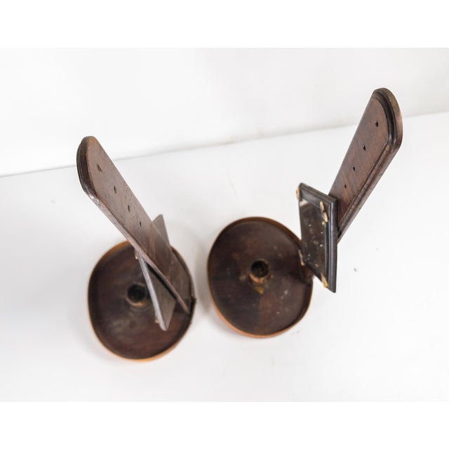 19th Century Rare Pair of Shaker or Sailor Made Mirrored Candle Sconces For Sale - Image 17 of 18