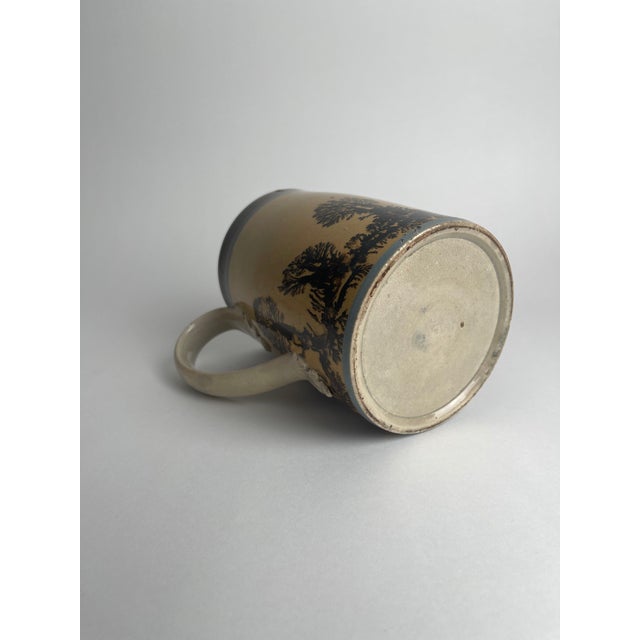 19th Century 19th Century English Mocha Ware Seaweed Dendritic Mug For Sale - Image 5 of 6