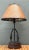 Rustic Vintage Maitland Smith Giraffe Bronze Table Lamp For Sale - Image 3 of 12