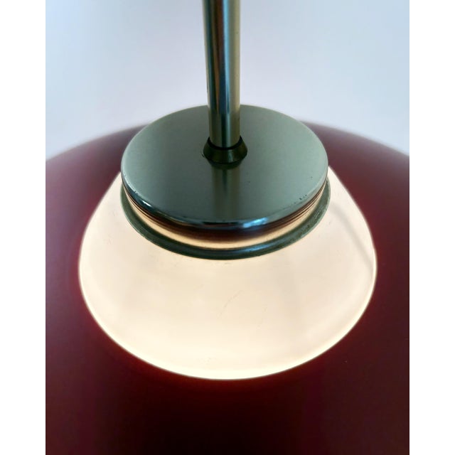 Metal Mid-Century Modern Pendant Lamp by Bent Karlby for Ask/Schrøder, 1960s For Sale - Image 7 of 8