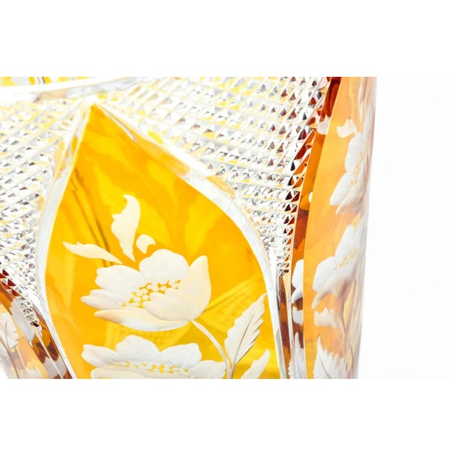 Cut-Crystal Vase For Sale - Image 5 of 11
