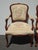 Pair of Vintage French Louis Style Tapestry Arm Chairs For Sale In Los Angeles - Image 6 of 18