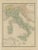 Antique Map of Italy by Andriveau-Goujon, 1861 For Sale