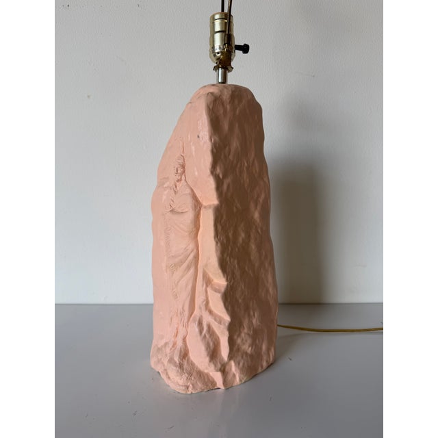 Ceramic 1980s Native American Figure Sculptural Ceramic Table Lamp For Sale - Image 7 of 12