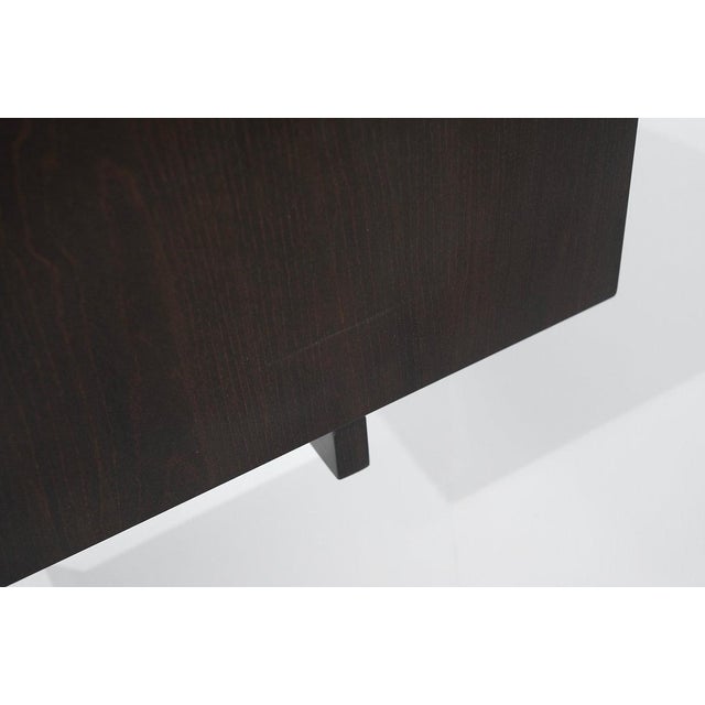 Canaan Desk in Wood and Leather by Marcel Breuer for Gavina, Italy, 1950s For Sale - Image 12 of 16