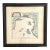 Antique Framed Map La Rade De Bantam by Pierre Vander (Dutch Cartographer Pieter Van Der Aa) C1720 For Sale