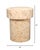 Contemporary Configuration Side Table, Bleached Burl Wood For Sale - Image 3 of 6