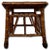 Late 19th Century Excellent Hand Made Antique Oriental Revival Aesthetic Victorian Genuine Bamboo Footstool - Ottoman Circa 1880s For Sale - Image 5 of 18