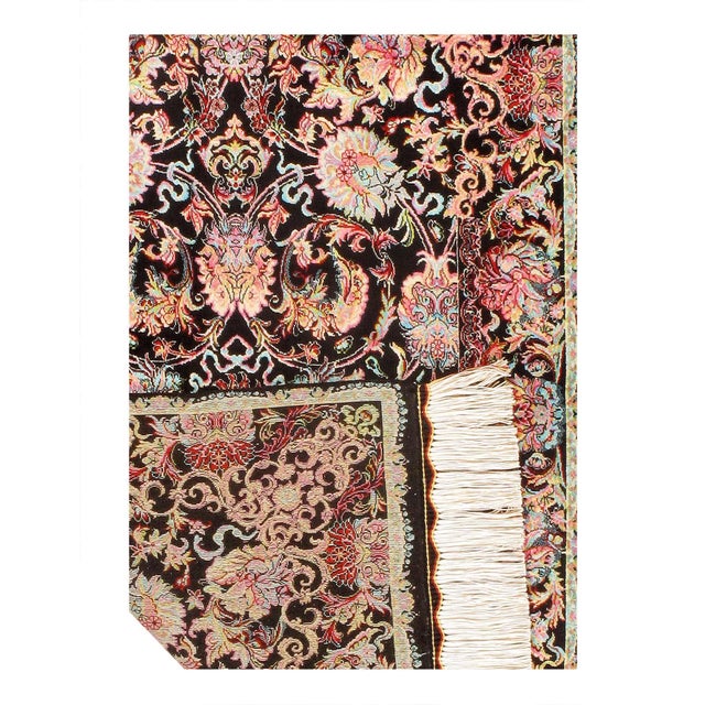 Traditional Pasargad DC Exquisite Design Paris Palace Fine Power Loom V.Silk Rug For Sale - Image 3 of 3