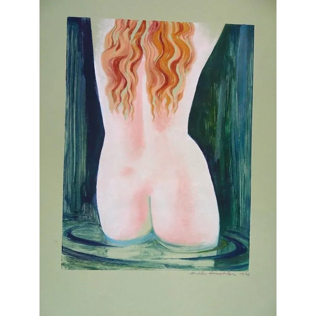 Aphrodite Anadyomene is an original artwork by Emile Deschler in 1976. Hand-signed and dated on the lower right margin....