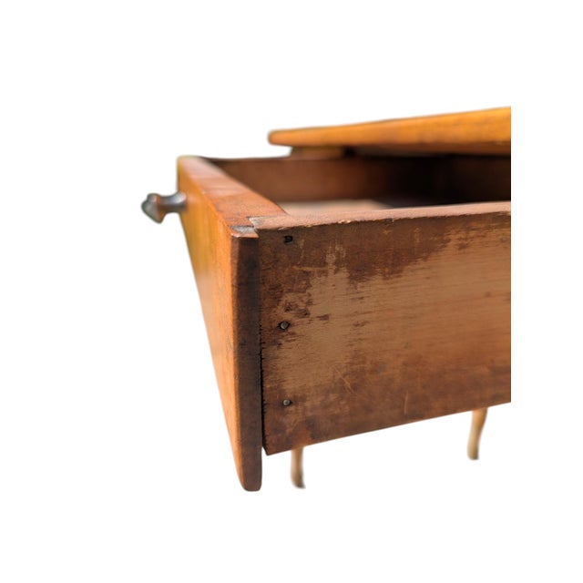 Late 19th Century Pine Writing Desk With Drawer For Sale - Image 13 of 16