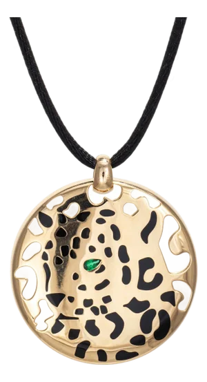 Cartier Panthère De Cartier Pendant Necklace 18k Yellow Gold Signed Jewelry