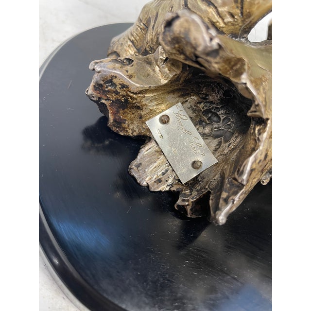 Silver-Plated Elephant Sculpture, 1970s For Sale - Image 4 of 16