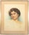 Riccardo Moretti, Portrait of Woman, Watercolor, Early 20th Century For Sale - Image 5 of 5