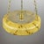 Art Deco Yellow Glass Pendant Lamp, 1930s For Sale - Image 3 of 18