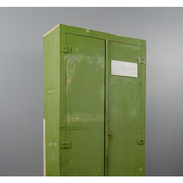Vintage Cabinet in Green, 1950s For Sale - Image 11 of 18