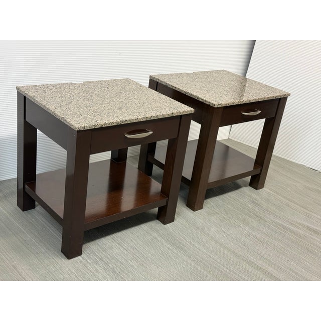 Bermanfalk Bespoke Nightstands, Pair For Sale - Image 15 of 15