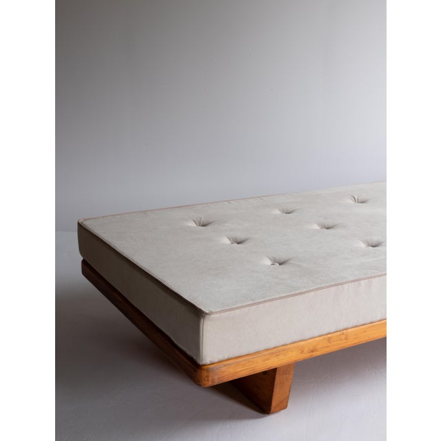 Brown Vintage Daybed by Christian Durupt, 1960s For Sale - Image 8 of 15