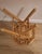 Wood 1970s Bamboo Bohemian Table Octagonal Folding Side Table For Sale - Image 7 of 7
