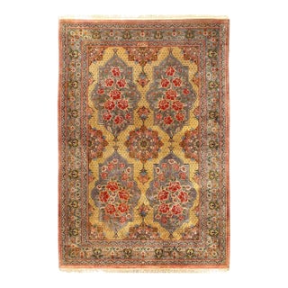 Pasargad DC Fine Hand Knotted Silk Rug For Sale