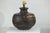 Vintage Indian Metal Jug Converted to Table Lamp with Hand-Painted Script For Sale - Image 12 of 16