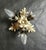Vintage Florentine Floral Hand-Forged Silver-Plated 3-Light Flush Mount from Banci Firenze, Italy, Florence 1960s, Set of 5 For Sale - Image 9 of 18