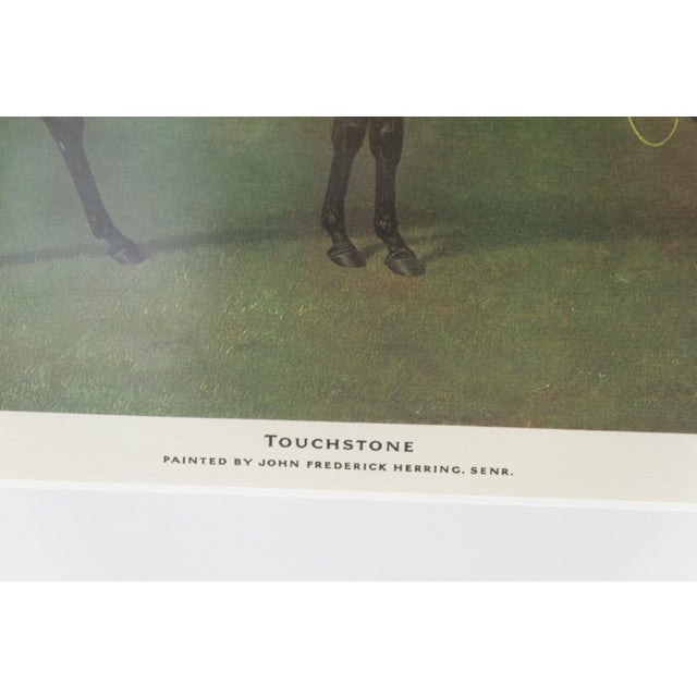 John Frederick Herring Sr, Bay Horse Touchstone, Late 20th Century, Print, Framed For Sale - Image 10 of 15