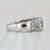 0.15ctw Diamond Hearts Band 14k White Gold Size 8.5 Ring For Sale In Greensboro - Image 6 of 7
