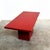 Vintage Italian Red Granite Coffee Table with Silver Flecks, 1980s For Sale - Image 4 of 12