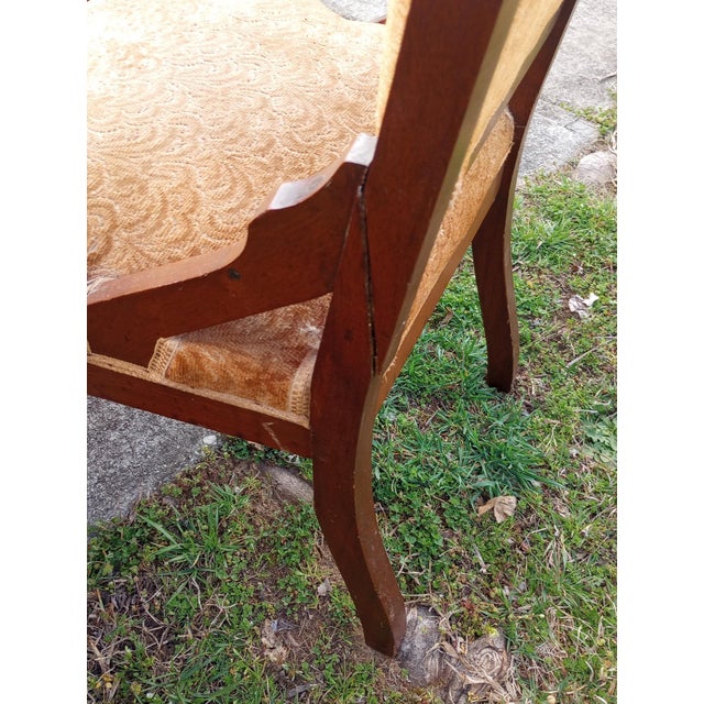 Blush Mid 19th Century Eastlake Victorian Sette Set For Sale - Image 8 of 12