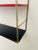 Black Mid-Century Modern Adjustable Brass and Metal Wall-Mounted Shelf, 1960s For Sale - Image 8 of 18
