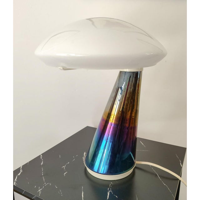 Vintage Murano Glass Table Lamp by Gambaro and Tagliapietra, 1980s For Sale - Image 9 of 15