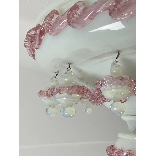 Murano Glass Ceiling Light, Italy, 1970s For Sale - Image 9 of 11