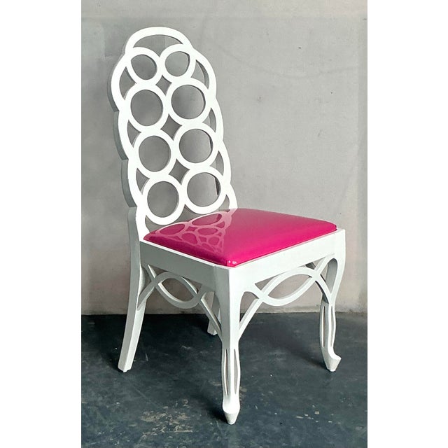 Vintage Regency Frances Elkins Loop Chair For Sale In West Palm - Image 6 of 6