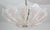 Italian 1980s Milan, Pink Sunflower Murano Glass Ceiling Light or Chandelier For Sale - Image 3 of 11