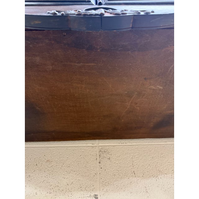 Vintage Georgian Revival Mahogany Tea Server Hostess Cabinet For Sale - Image 12 of 12