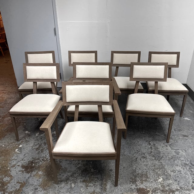 Design Plus Gallery presents a set of Eight Bancroft Dining Chairs from Brownstone Furniture. The collection includes six...