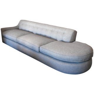 Vintage Sofa With Chaise End For Sale