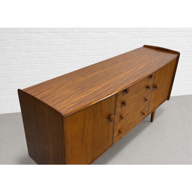 Mid Century Modern Teak Credenza by A. Younger Ltd. | Vintage Sideboard, Made in England, C. 1960’s For Sale - Image 12 of 15