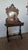 Brown Italian Makeup Dressing Table in Walnut For Sale - Image 8 of 8