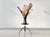 Brown Industrial Brown Height-Adjustable Stool, 1970s For Sale - Image 8 of 13