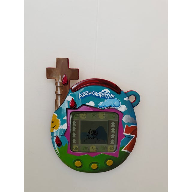 In His Hands by Felix Abcede, Acrylic on Wood, Mdf, (2026) For Sale - Image 4 of 4
